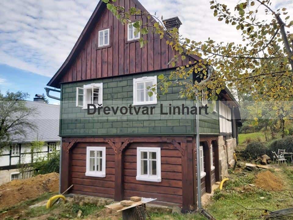 Rekonstrukce chalupy v Českém Švýcarsku